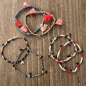 Madewell Tassel Bracelets